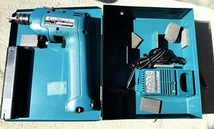 MAKITA CORDLESS 9.6V DRILL NO. 6012HD WITH CHARGER & METAL CASE AS PICTURED - Picture 1 of 13