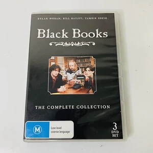 Black Books DVD The Complete Collection 3 Discs Region 4 Dylan Moran Bill Bailey - Picture 1 of 6