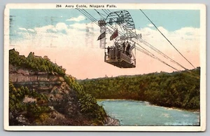 Postcard: Aero Cable, Niagra Falls, New York, O. A. S., Posted in 1922 - Picture 1 of 2