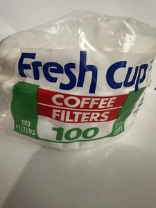 ROCKLINE Coffee Maker Filters White Paper Round Basket Style 8-12 Fresh Cups - Picture 1 of 3