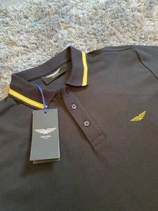 BNWT Police Rosta Black Polo Shirt - Medium - Picture 1 of 10