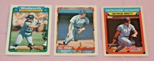 GEORGE BRETT LOT OF 3 1990 WOOLWORTH #9 AMES #2 1988 KMART #3 KANSAS CITY ROYALS