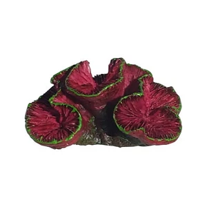 Artificial Red Trumpet Coral for Marine Aquariums, Fish Tank Ornament Decoration - Picture 1 of 5