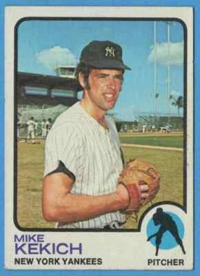 1973 Topps Mike Kekich #371 New York Yankees - Image 1 of 2