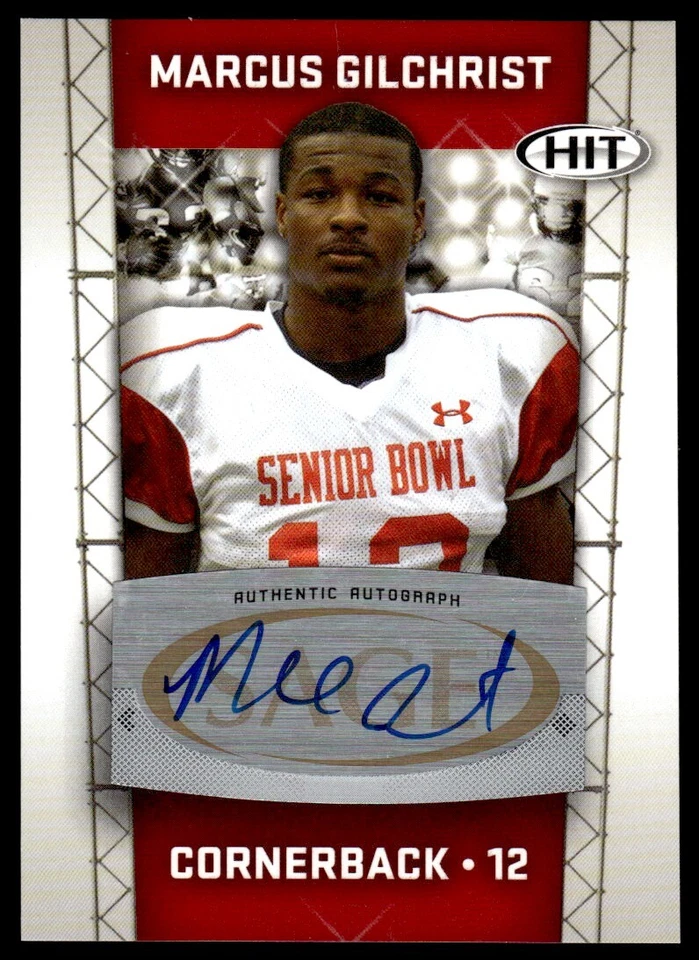 2011 SAGE HIT Autographs Marcus Gilchrist Auto Clemson Tigers #A76 - Image 1 of 2