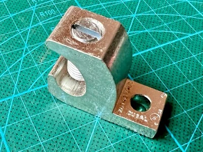 Lot 5pcs PANDUIT Aluminum Continuous Lay-in-Lug Ground Terminals, #1/0 - #14AWG - Image 1 of 4