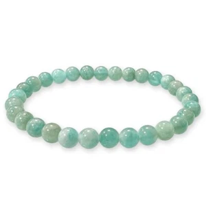 TENET - Kugelarmband aus echtem Naturstein RUSSISCHER AMAZONIT - Bild 1 von 1