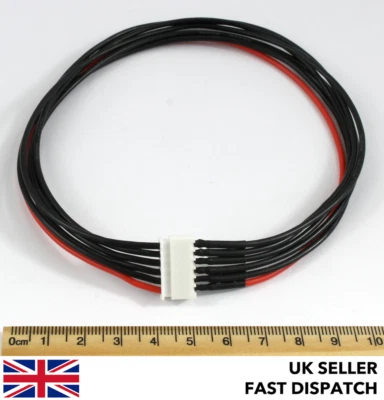 5S JST-XH Balance Charge Extension Cable Lead Wire 300mm Lipo RC 5 Cell 18.5v - Image 1 of 3