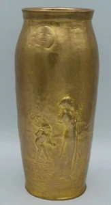 Art Nouveau Bronze Vase ''Les surprises de l' amour'' by Gustave Joseph Cheret - Picture 1 of 20