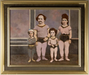 CHARLES BRAGG - "CARNIVALE" OIL PAINTING ON CANVAS SIGNED CIRCA 2005 - Picture 1 of 3