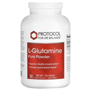 2 X Protocol for Life Balance, L-Glutamine Pure Powder, 1 lb (454 g) - Picture 1 of 2