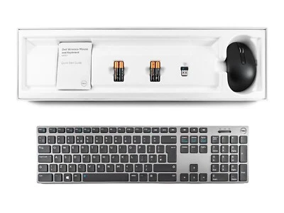 DELL KM717 Premier Wireless Cordless Keyboard & WM527 Mouse Set UK Layout - Image 1 of 4