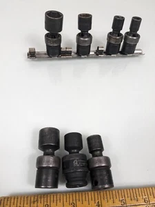 SK Tools 1/2” Drive Metric 4pc 6 Point Swivel Impact Socket Set 33364 10mm-18mm - Picture 1 of 10