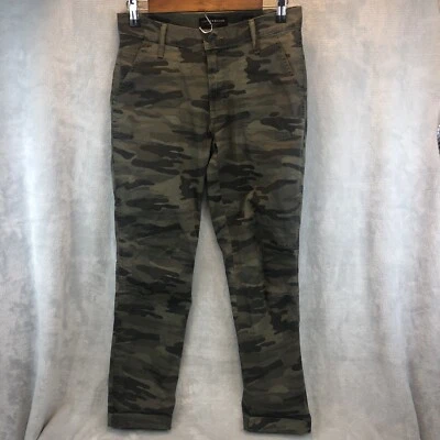 Lucky Brand Jeans Women's Size 2/26 Green Camouflage Cuffed Stretch - Image 1 of 4