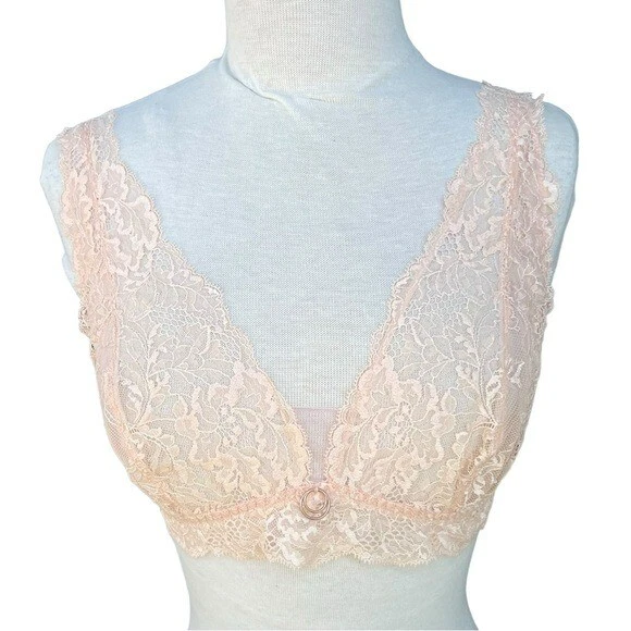 Lise Charmel Caprice En Dentelle Luxury Soft Cup Bra ACH6501 Caprice Peche NWT - Image 1 of 4