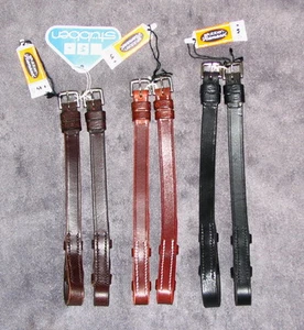STUBBEN German Leather BILLET Hook/Stud Bridle Cheekpieces Cheek Piece 5/8" 16mm - Picture 1 of 1