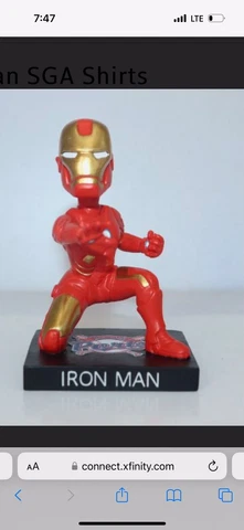 Stockton Ports Iron Man Mini Bobblehead 7/15 2023 SGA Avengers Oakland A’s MiLB Cover