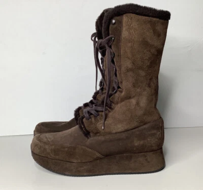 Stephane Kelian Vintage fur winter snow boots - Image 1 of 4