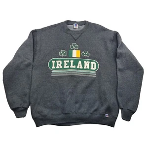 Vintage Russell Athletic Damen Größe Large Irland grau Pullover Jacke - Bild 1 von 5