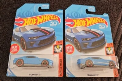 Hot Wheels 2018 ERR0R  DECAL 50th Anni Muscle Mania 8/10 '18 Camaro SS  265/365 - Image 1 of 3