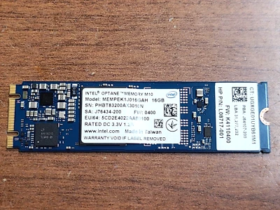 HP 17T-BY000 16GB INTEL OPTANE MEMORY M10 MEMPEK1J016GAH L08717-001 L22585-001 - Image 1 of 2