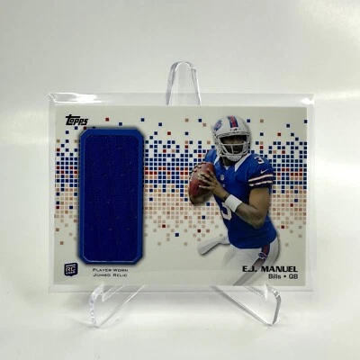 2013 Topps E.J. Manuel Rookie Jumbo Relic Buffalo Bills - Image 1 of 2