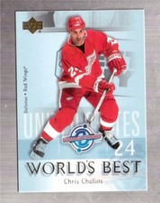 2004-05 UPPER DECK WORLD'S BEST # WB28 CHRIS CHELIOS !! C120