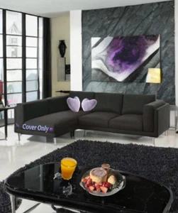 Ikea Nockeby Cover for 3-Seat Sofa with Chaise LEFT, Teno Dark Grey 202.838.28 - Picture 1 of 3
