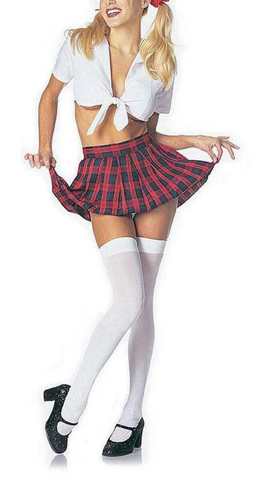 Fantasia de estudante 2 peças: top e mini-saia - Imagem 1 de 1