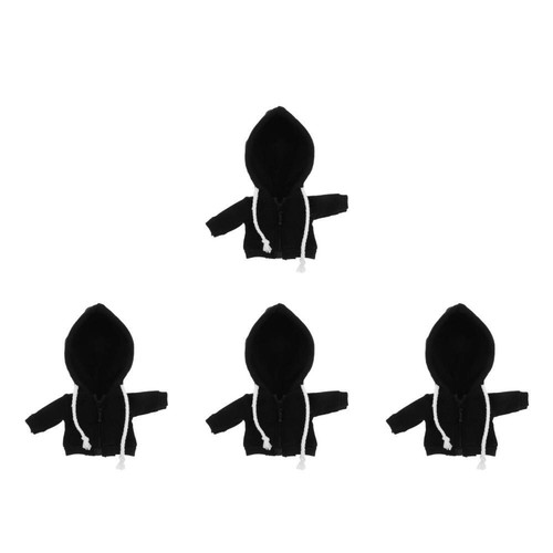 VETEMENTS 4 Pezzi Vestiti e Accessori per Bambole Maglione con Cappuccio in Miniatura per