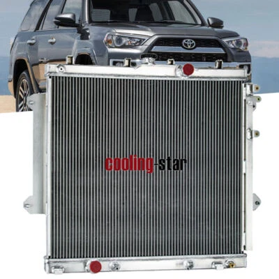 4-Row Aluminum Radiator Fit Toyota 4Runner 4.0L V6 1GRFE 2010 2011 2012 -2022 - Image 1 of 4
