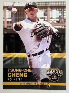 2022 Tsung-Che Cheng Minor League Rookie RC Pirates Bradenton Marauders 