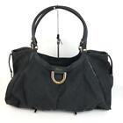 Gucci Gg Canvas Abbey Tote Bag Black From Japan