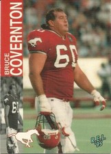 1995 REL CFL BRUCE COVERNTON CALGARY STAMPEDERS #2 (WEBER STATE)