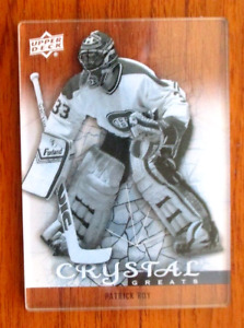 13-14 Upper Deck Trilogy Patrick Roy Crystal Greats Montreal Canadiens #C-36 HOF