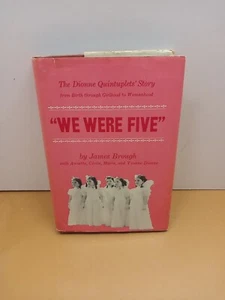 The Dionne Quintuplets Story We Were Five By James Brough 1st Printing HC/DJ - Picture 1 of 8
