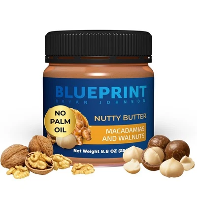 Blueprint Bryan Johnson Nutty Butter - Nuez de macadamia gruesa con...  Foto 1 de 4