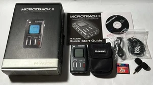M-Audio MicroTrack II AU02-138A0 Portable Digital Audio Recorder - Picture 1 of 16