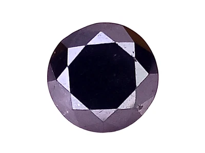 2.02CTS Black natural diamond Round cut loose gemstones, "see video - Image 1 of 3