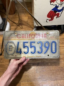 California Registration Exempt License Plate 455390 - Picture 1 of 5