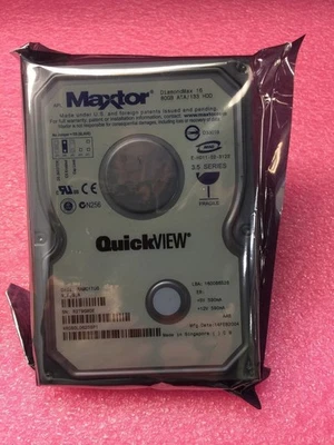 Maxtor DiamondMax 16 4R080L06204P1 80GB IDE HDD used - Image 1 of 2