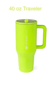 HydroJug Shiny Neon Traveler Glow - 40 OZ prevendita - Foto 1 di 1