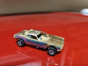Hot Wheels Hemi Hauler Cuda Funnycar Gold Chrome 1969 Vintage Blackwall - Picture 1 of 10