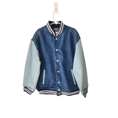 Chaqueta Universitaria Epic Threads Azul Denim S Nueva con Etiquetas Foto 1 de 4