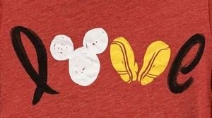 T-Shirt DAMEN MED Langarm Disney "Love" T-Shirt - Bild 1 von 3