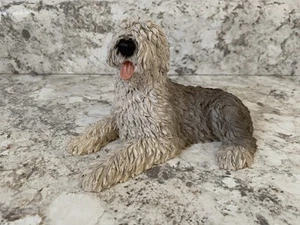 Antigua estatuilla de perro pastor inglés 1988 vintage hecha en Italia por Castagna 6" x 4" - Imagen 1 de 6