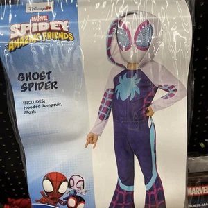 Kleinkind Geist Spinne Kinder Kostüm Spidey und seine erstaunlichen Freunde 2t, 3-4t, 5-6 - Bild 1 von 2
