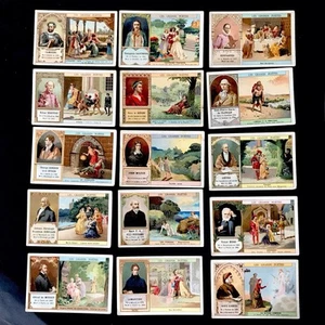 Lot 15 chromos images Bon point Série " Les Grand Poètes " - Imagen 1 de 2
