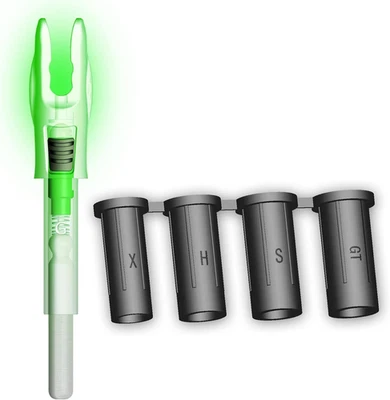 6 piezas levas iluminadas G para flechas con diámetro interior .165 .204 .233 .244 .246 Foto 1 de 4