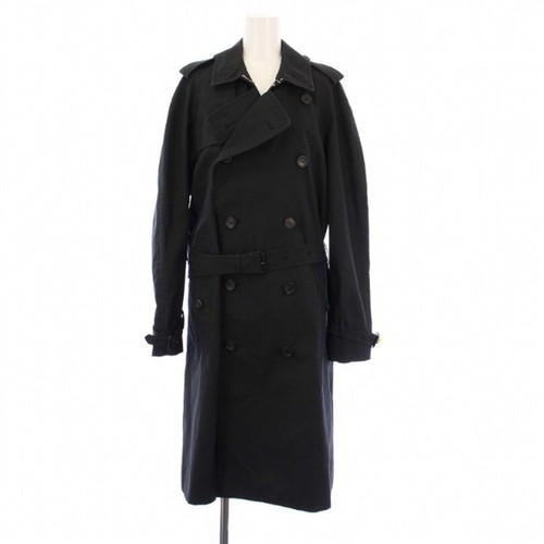 Gucci trench cappotto fantasia floreale fodera capospalla lungo 36 nero 572881 kh u